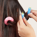 12pcs Self-Adhesive Sponge Foam Wave Hair Curler Roller Hairstyle Curling Sticks