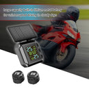 Wireless Motor Tire Pressure Monitoring Solar Waterproof Motorcycle TPMS Ki