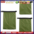 3pcs Coated Silicone Fabric Pressure Waterproof Dry Bag Pouch(Army Green)