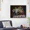Frameless Oil Paint By Numbers Flowers DIY Canvas Picture Craft for Home