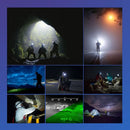 USB Rechargeable Camping Fishing Light COB Headlight Head Torch LED Headlamp