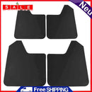 4pcs Fender Mud Flaps Splash Guards with Rivets Universal for Car SUV Van Pickup
