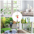 Fairy Angel Wind Chimes Metal Art Wind Bell for Indoor Outdoor Yard (Red) Newly