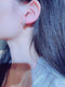 Eardrop Women Wedding Earrings Pendant Super Micro Inlaid Rhinestone Ear Stud