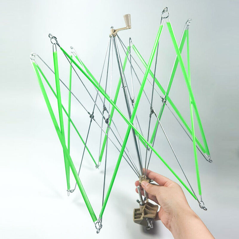 Woolen Yarn Winding Machine Umbrella Stand Wire Swift Knitting Winder Tool Newly