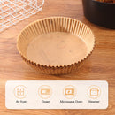 #A 100pcs Air Fryer Paper Liner Disposable Non-stick Oil-absorbing for Microwave