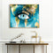 Blue Eyes Oil Paint By Numbers Kit DIY Acrylic Painting on Canvas Frameless