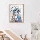 5D Diamond Painting Geisha Girl Partial Special Shape Drill DIY Mosaic Picture