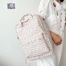 Fashion Floral Backpack Large Capacity Flower Student Travel Shoulder Rucksack
