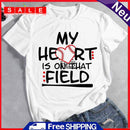 AL  My Heart Is On That Field T-Shirt - 012901 M-White