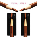 4 in1 Eyebrow Pencil Brow Liner Definer Brush Sharpener Beginners C7P3