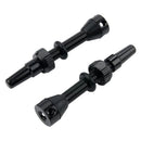 2 Pack 40mm Tubeless Tire Presta Valve CNC Alloy Stem with Cap for MTB Road Bike