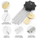 Light Colorful Gradient Solar Wind Chime Light Garden Chandelier Rotating