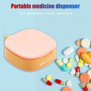 Portable Mini Pill Box Tablet Medicine Dispenser Case Organizer (Yellow)