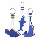 Sea Sailing Fishing Keyring Pool Parts Water Floating Keychain Key Pendant
