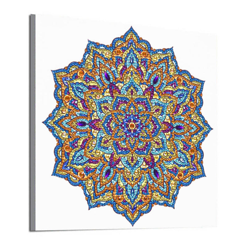 Partial Drill 5D Special Shape Diamond Painting Abstract Mandala Kit (X052)