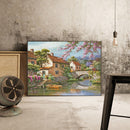 5D DIY Diamond Painting House Full Square Diamond Mosaic Wall