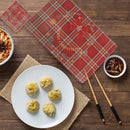 12pcs Christmas Placemat Ornament for Home Kitchen Table Desk Mat Christmas Gift