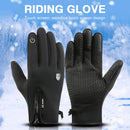 Winter Cycling Gloves Bicycle Touch Screen Full Finger Waterproof Skiing Center