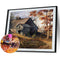 5D DIY Diamond Painting Kits Full Round Drill Autumn House Mosaic Picture Crafts