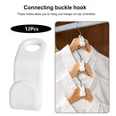 Closet Plastic Clothes Connection Hook Space Saving Heavy Duty Clothes Hangers