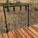 Camping Desktop Storage Racks BBQ Picnic Hanging Table Shelf Lamp Stand (C)