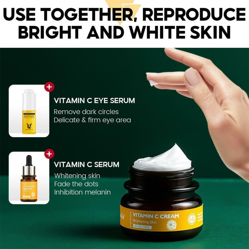 VIBRANT GLAMOR Vitamin C VC Moisturizing Creams Whitening Brightening 50g