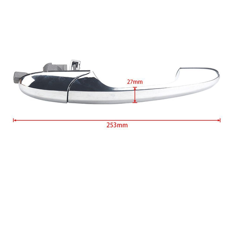 Exterior Door Handle Car Accessories Door Knob Handle For Fiat 500 2012-2018