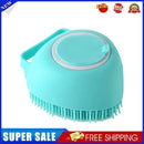 Soft Pet Dog Bath Shower Shampoo Brush SPA Massage Clean Scrubber (Blue)
