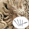 DIY Handmade Root Cutter Milling Bit Wood Carving Drill Chisel Engraving Tool