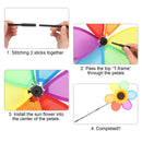 Windmill Flower Spinners Outdoor Ground Stake Wind Spinner For Kids|Children