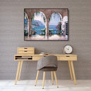 Painting By Numbers Kit DIY Double Arch Hand Painted Canvas Oil Art Picture G