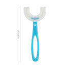 Kids U-Shaped Toothbrush Silicone 360 Degree Oral Care Cleaning Tool for Ki