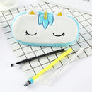 Zip Box Cosmetic Unicorn Pen Bag Makeup Pouch Coin Purse Plush Pencil Case