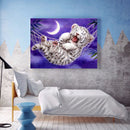 5D Full Round Drill Wall Poster DIY Little Tiger Rhinestone Diamond Painting Kit