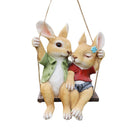 Sculptures Garden Decoration Swing Rabbit Rabbit Statue Household Ornament