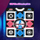 USB Wired Non-Slip Dance Mats HD Foot Print Dancing Game Step Pad for PC