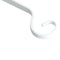 Iron Wall Hanging Basket Flower Pot Planter Lantern Hanger Hook (White)