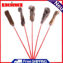 5pcs Funny Elastic Plastic Long Rod Colorful Plush Spring Teach Cat