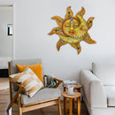 Metal Sun Moon Art Crafts Rust-proof Wall Ornament Gift Home Garden Decor Newly