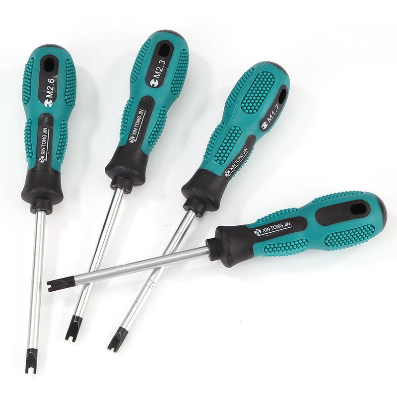 Manual Insulated Screw Driver U-shaped Screwdriver Repair Hand Tool (4pcs) Newly
