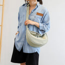 Portable Women Fashion Canvas Messenger Bag Large Capacity Solid Shoulder Pouch