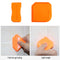 4pcs Smoothing Spatula Sealant Remover Caulking Scraper Grout Kit (Orange) Newly