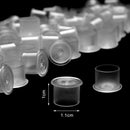 Plastic Microblading Tattoo Ink Cup Cap Pigment Clear Holder Container(A) Newly