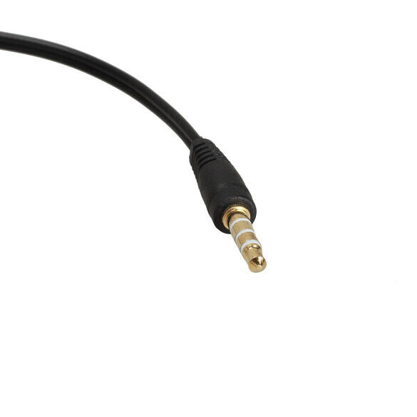 3.5mm Male to 2 Female Audio Stereo Splitter Earphone Extension Cable