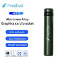 FinalCool XKZ712 Vertical Magnetic Graphics Card Holder Jack (Green Black)