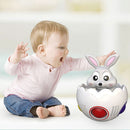 Antistress Rainbow Ball Puzzles with Bunny Head Montessori Kids Toys Giffts