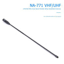 NA-771 Dual Band SMA-M Male Handheld Antenna for Yaesu BAOFENG Walkie Talkie