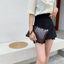 Women Alligator Leather Envelope Bag Fashion Party Evening Wristlet Bags Handbag