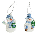6PCS Little Snowman Soft Pottery Christmas Products Christmas Decoration